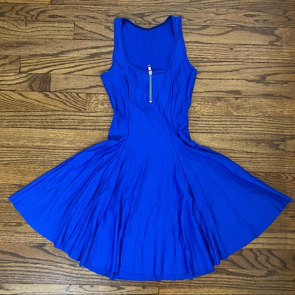 Blackmilk Royal Blue Evil Zip Dress - Picture 2 of 4